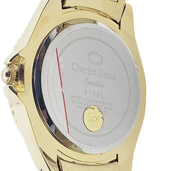 Charles Delon Dress/Formal Style Gold Watch - Picture 3 of 3